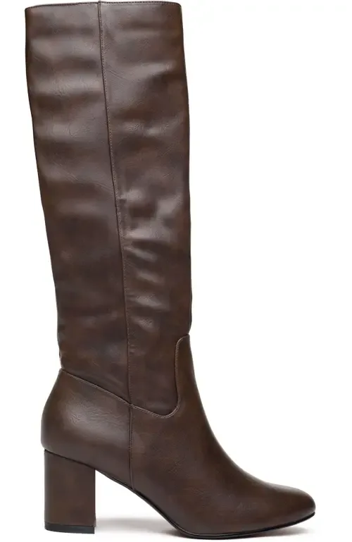 Avocado Knee High Boot by V.GAN LONDON