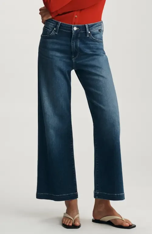 Paloma Mid Rise Wide Leg Jeans by Mavi Jeans