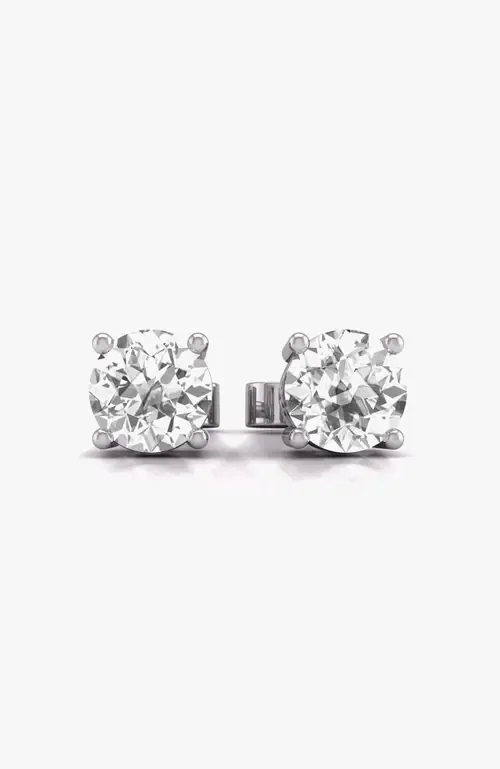 14k Gold Stud Lab Diamond 8 Carats Earrings by SEREIA OFFICIAL