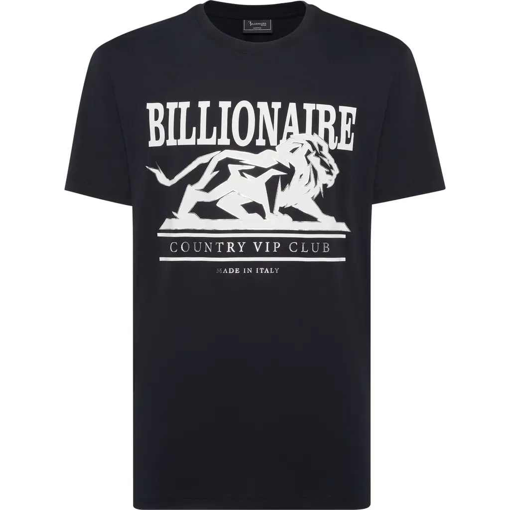 T-Shirt Round Neck Ss Lion by BILLIONAIRE