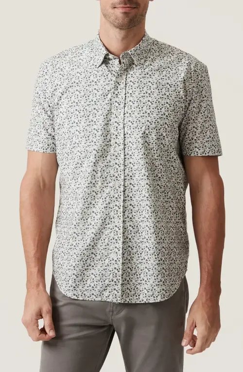 Grove Short Sleeve Cotton & Lyocell Button-Up Shirt by 34 Heritage