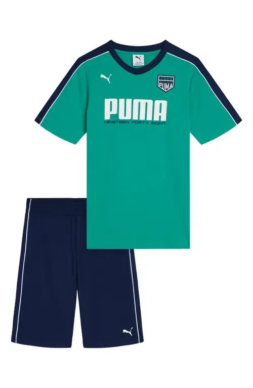 Logo Graphic T-Shirt & Shorts by PUMA