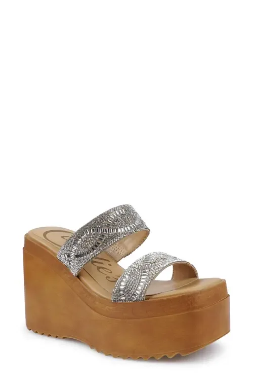 Cuna Platform Wedge Sandal by Candie's