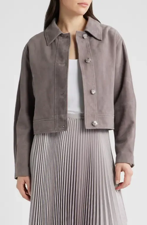 Sadela Suede Jacket by BOSS Orange