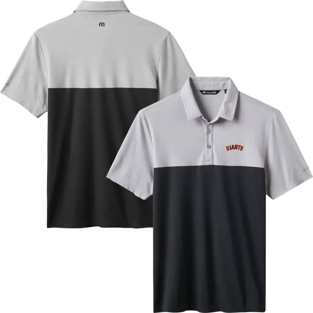 TravisMathew San Francisco Giants Home Run Leader Tri-Blend Polo by TravisMathew