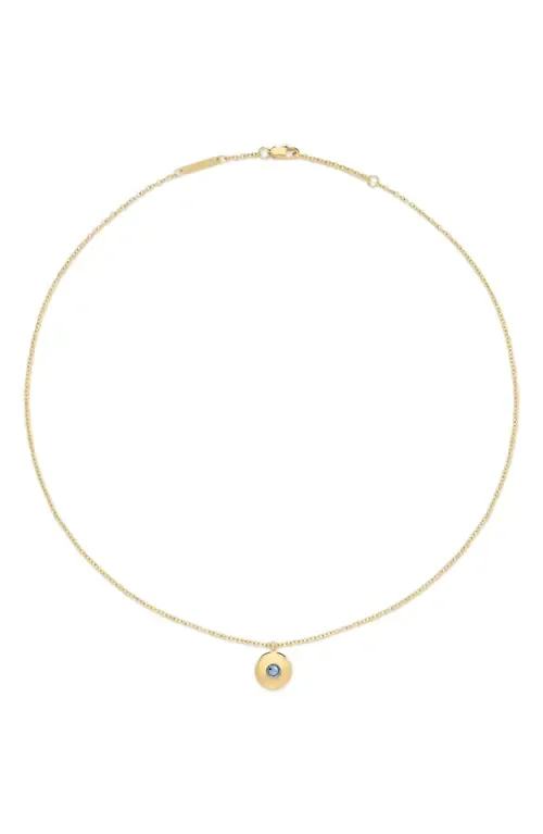 Birthstone Pendant Necklace by D.LOUISE