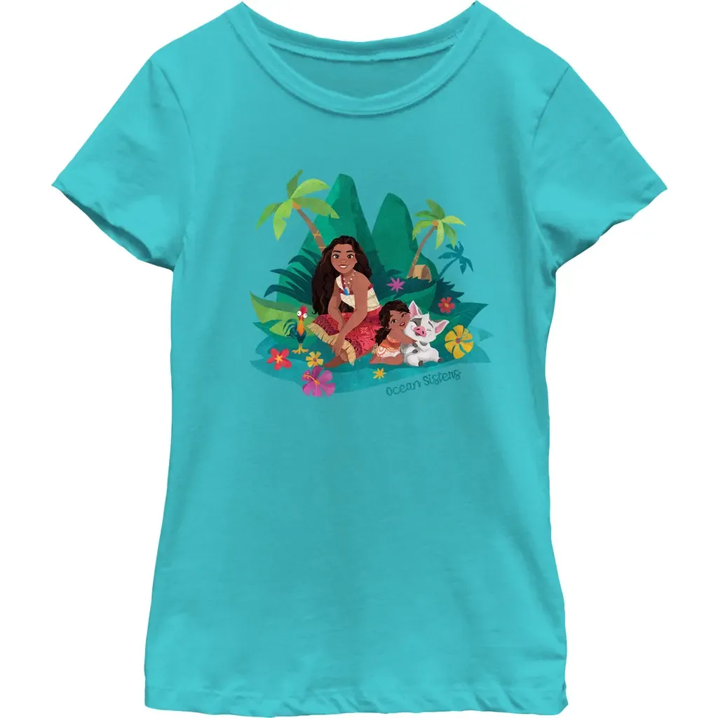 Ocean Sisters Graphic Short Sleeve T-Shirt by Moana 2