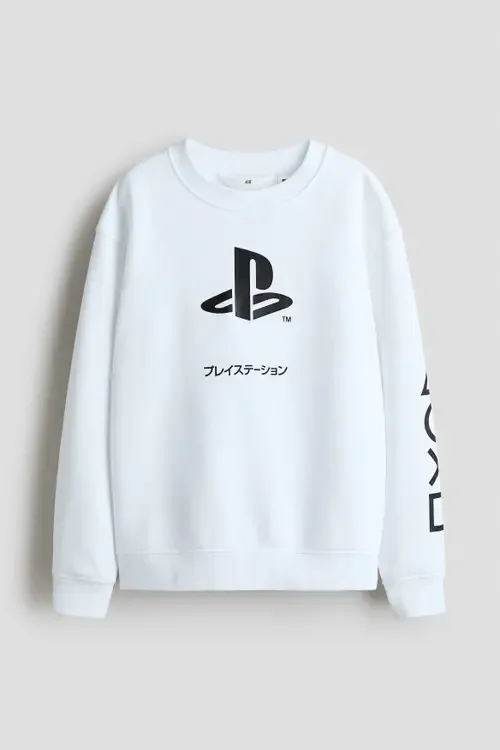 Print-Motif Sweatshirt by H&M
