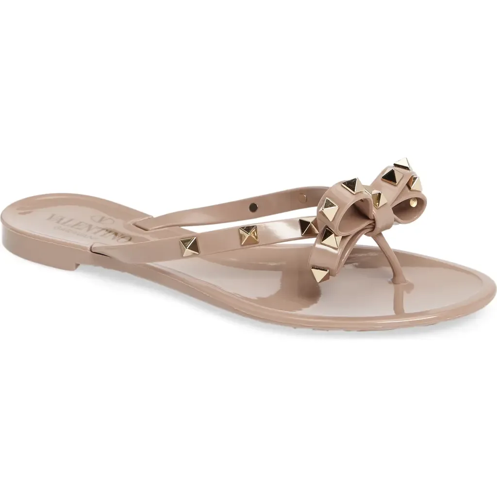 Rockstud Jelly Flip Flop by Valentino Garavani