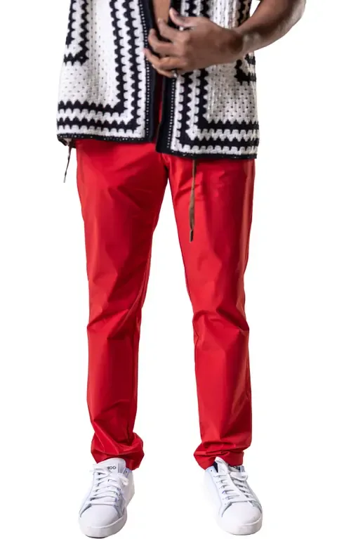Resistancesolid Drawstring Pants by Maceoo