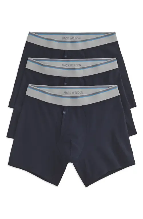 Assorted 3-Pack Stretch Pima Cotton Boxer Briefs by Mack Weldon