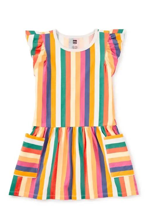 Flutter Sleeve Pocket Dress by Tea Collection
