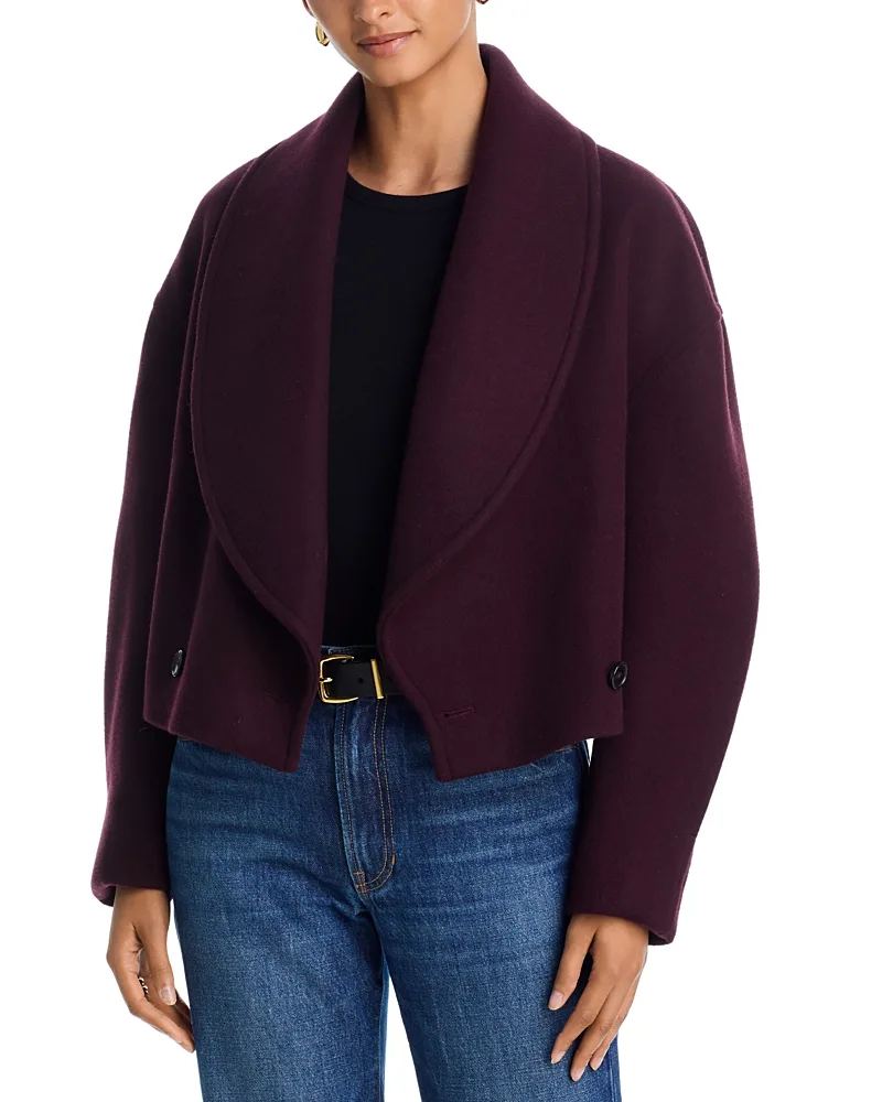 Stella Wool Blend Cropped Coat by A.L.C.