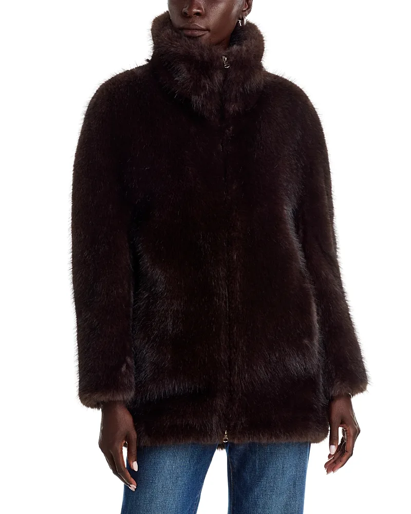 Jade Faux Fur Zip Jacket by A.L.C.