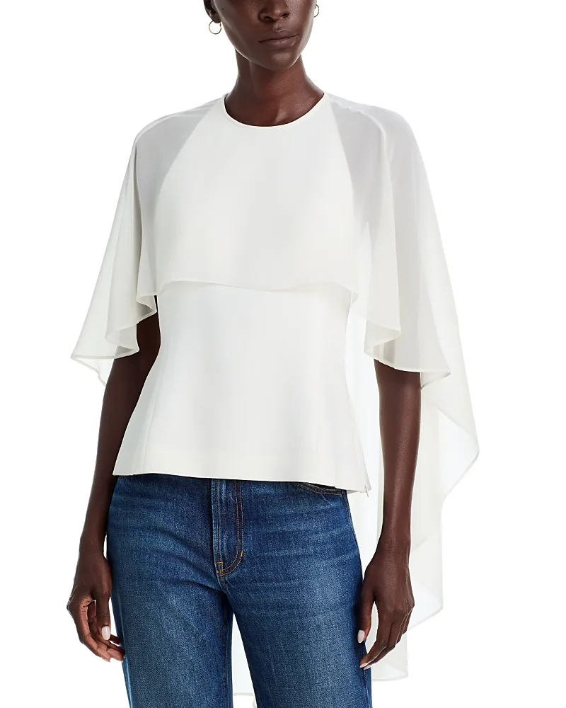 Adela Cape Overlay Top by A.L.C.