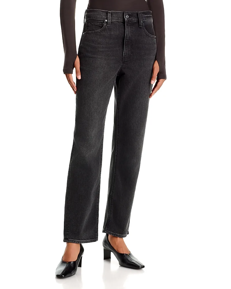 Reece High Rise Ankle Slim Jeans by PAIGE