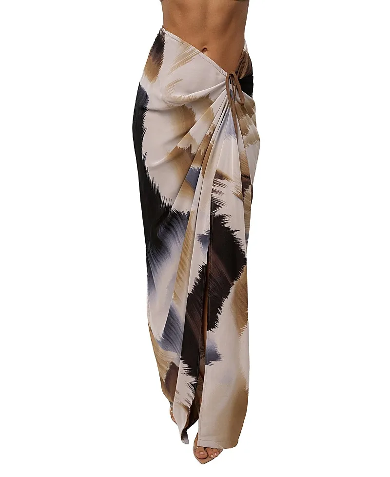 Abstract Noelia Printed Skirt by Jluxlabel