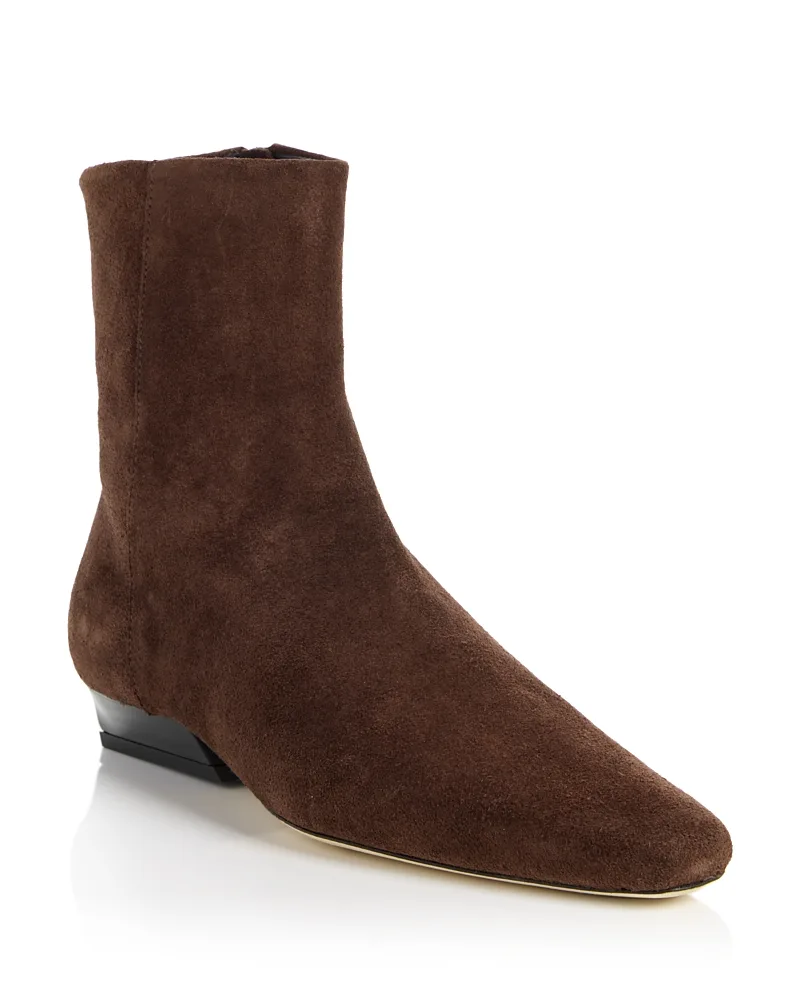 Wally Flat Ankle Boots by STAUD
