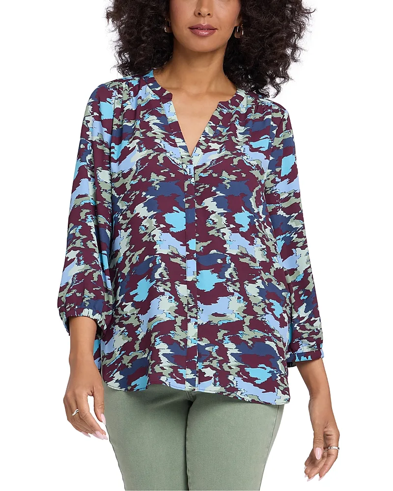 Pintuck Blouse by NYDJ