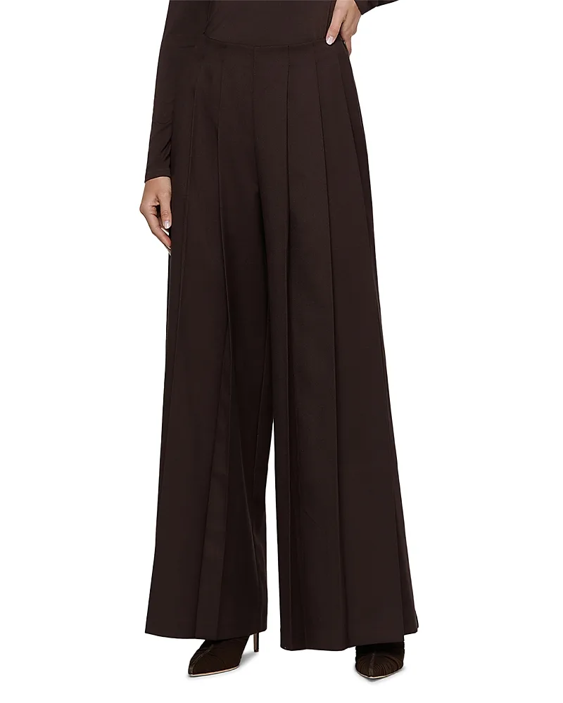 Nova Pleated Wide Leg Pants by L'AGENCE
