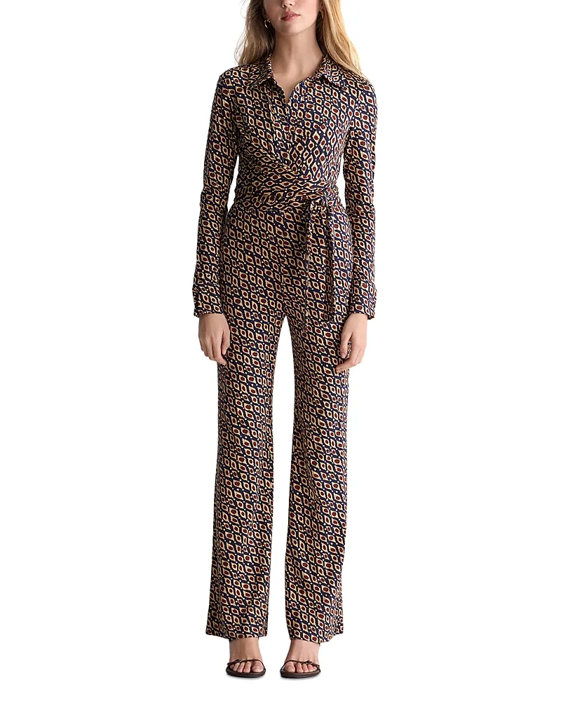 Michele Printed Jumpsuit by Diane Von Furstenberg