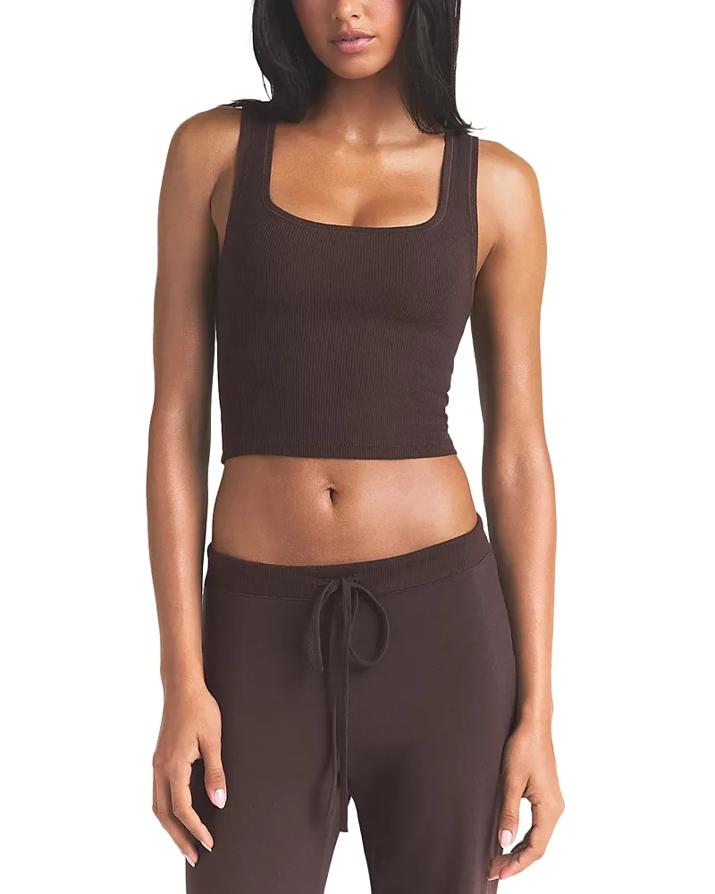 Cotton Rib Tank Top by Skims
