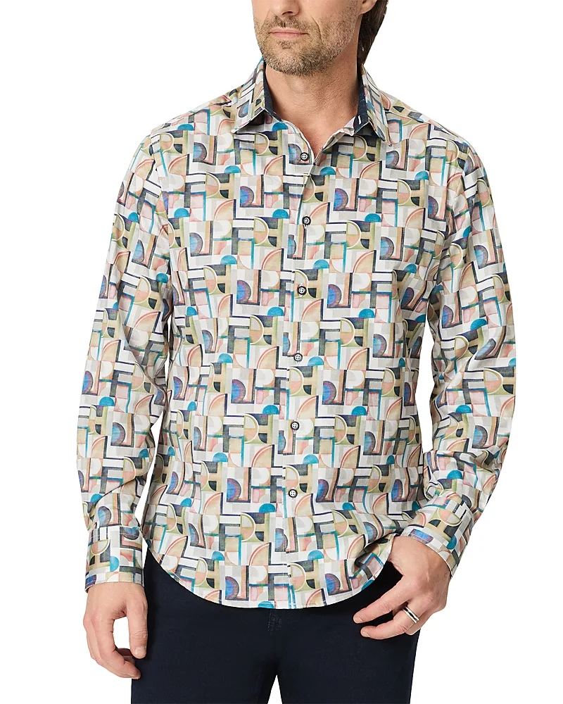 Gainsborough Long Sleeve Cotton Stretch Shirt by Robert Graham