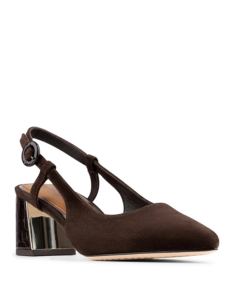 Slingback Pointed Toe Pumps by Donald Pliner