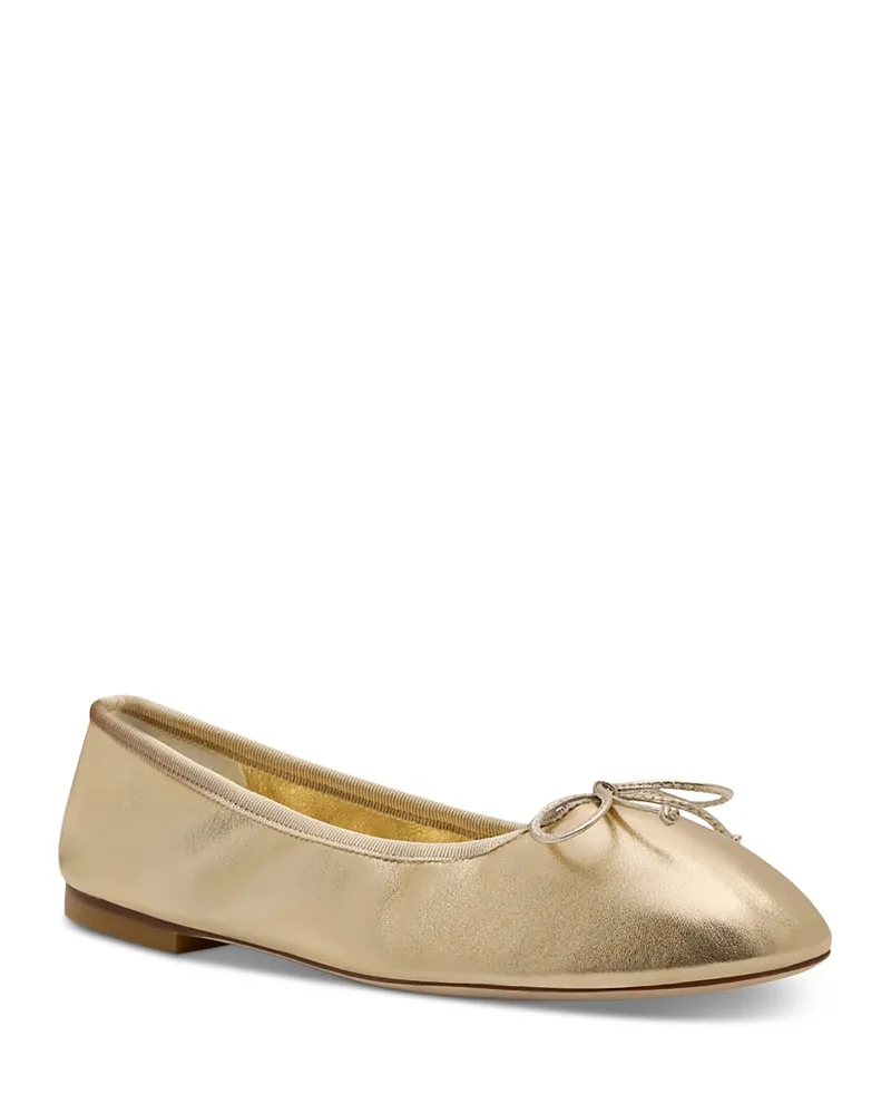 Nia Leather Ballet Flats by Stuart Weitzman