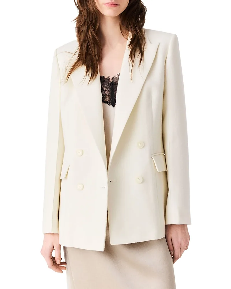 Vipanelle Double Breasted Suit Jacket by Maje