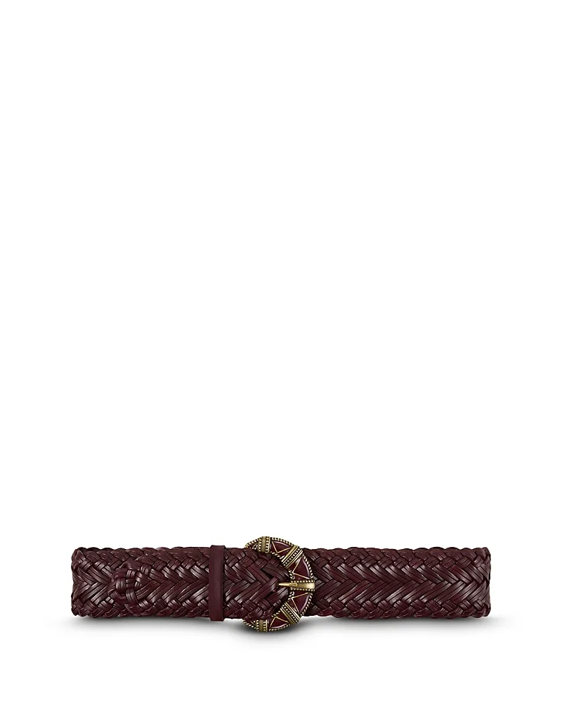 Byron Handwoven Leather Belt by Ba & sh