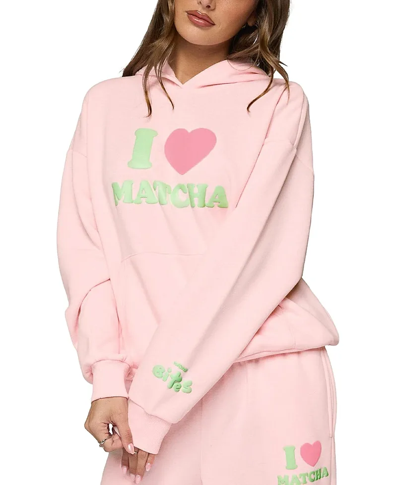 I Heart Matcha Hoodie by Edikted