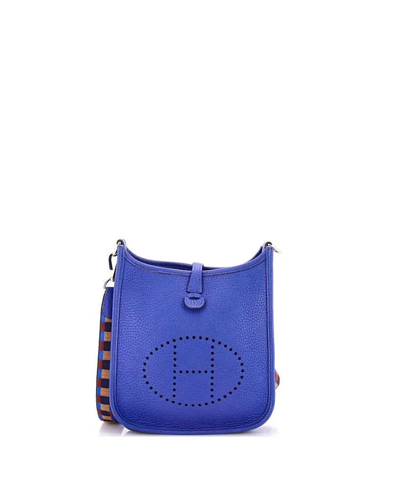 Pre-Owned Hermes Evelyne Clemence Leather Crossbody by Hermes