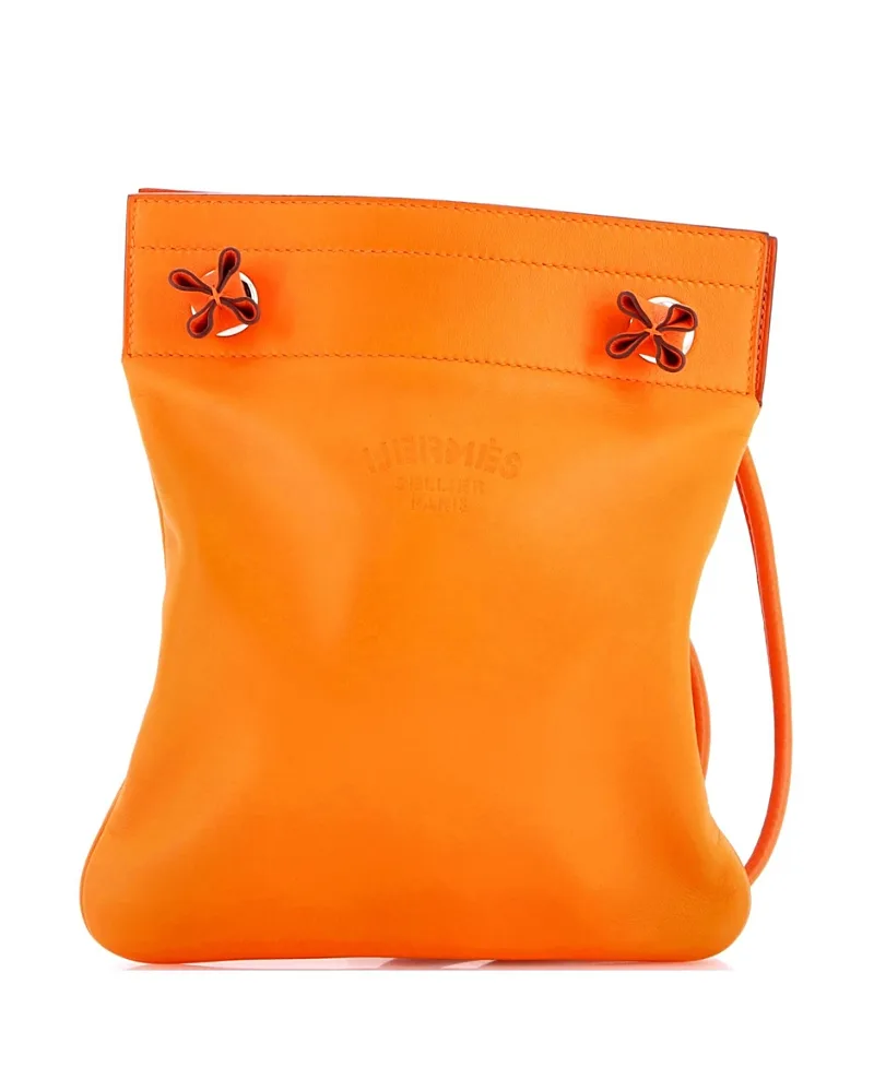 Pre-Owned Hermes Mini Aline Lambskin & Swift Crossbody by Hermes