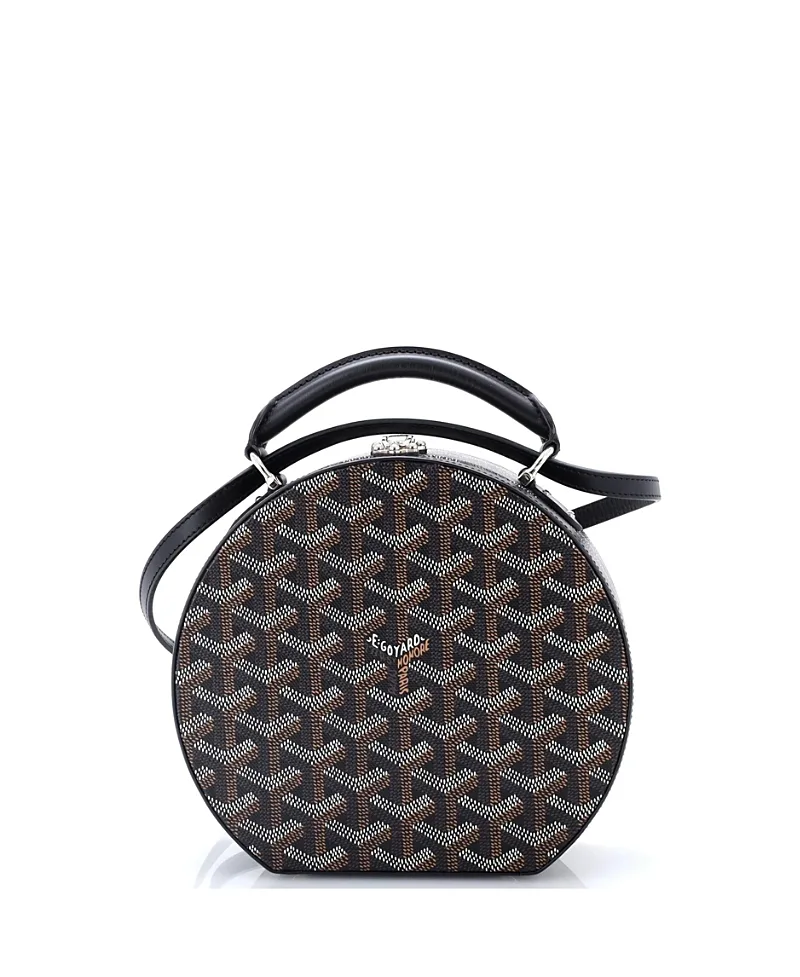 Pre-Owned Goyard Alto Hatbox Bag Coated Canvas by Pre-owned Goyard
