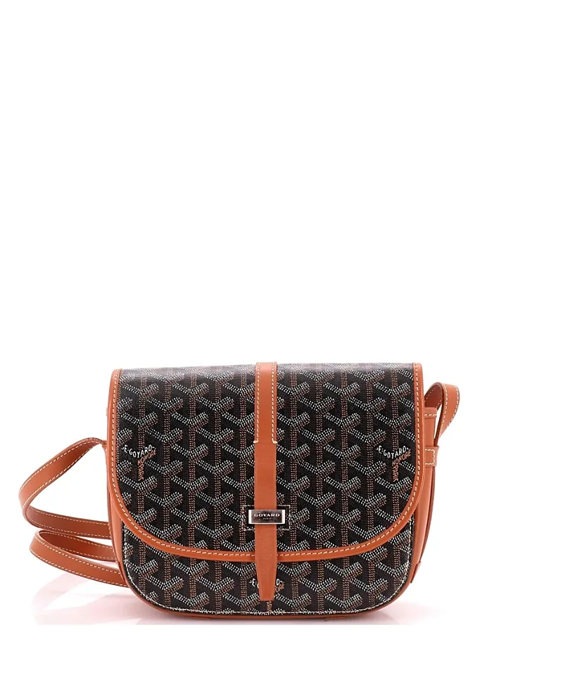 Pre-Owned Goyard Pm Belvedere Ii Messenger Bag Coated Canvas