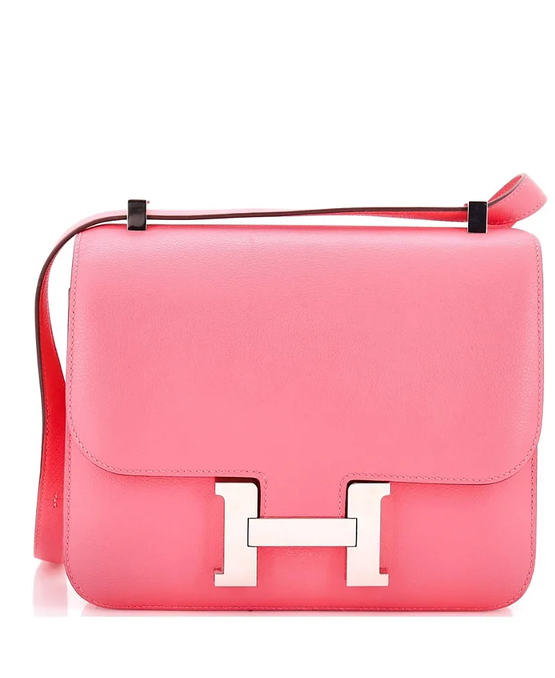 Pre-Owned Hermes 24 Constance Bag Evercolor by Hermes