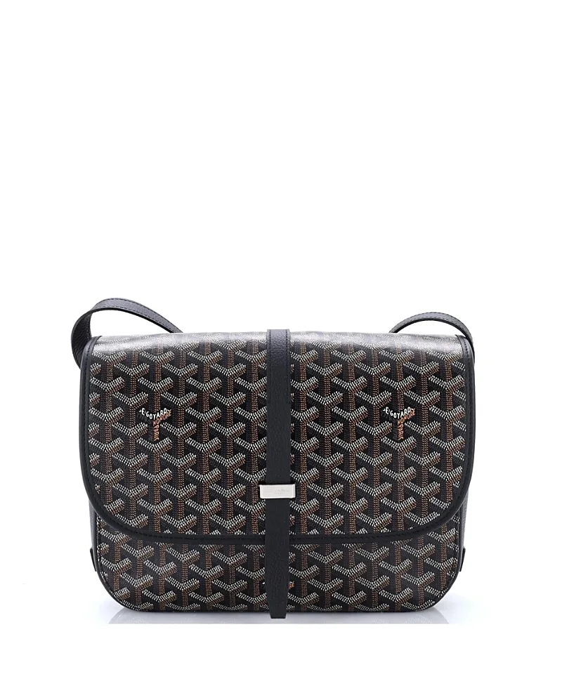 Pre-Owned Goyard mm Belvedere Ii Messenger Bag Coated Canvas