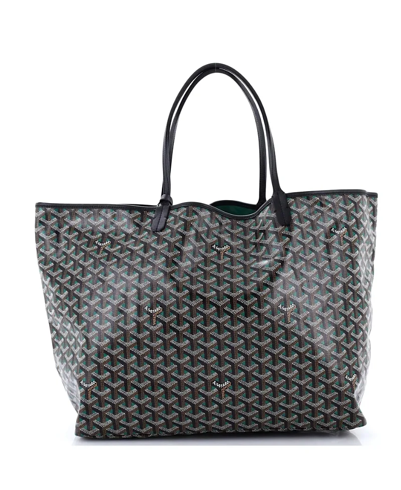 Pre-Owned Goyard Gm Saint Louis Tote Claire Voie Coated Canvas by Pre-owned Goyard