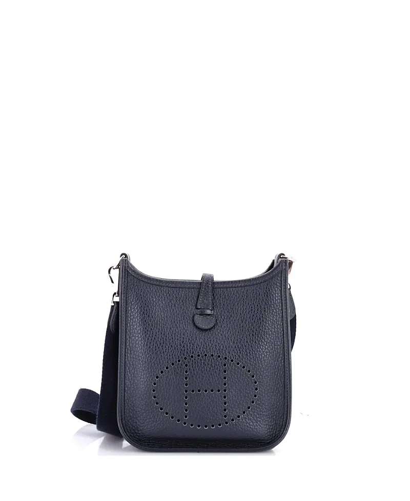 Pre-Owned Evelyne Clemence Leather Crossbody Bag by Hermes