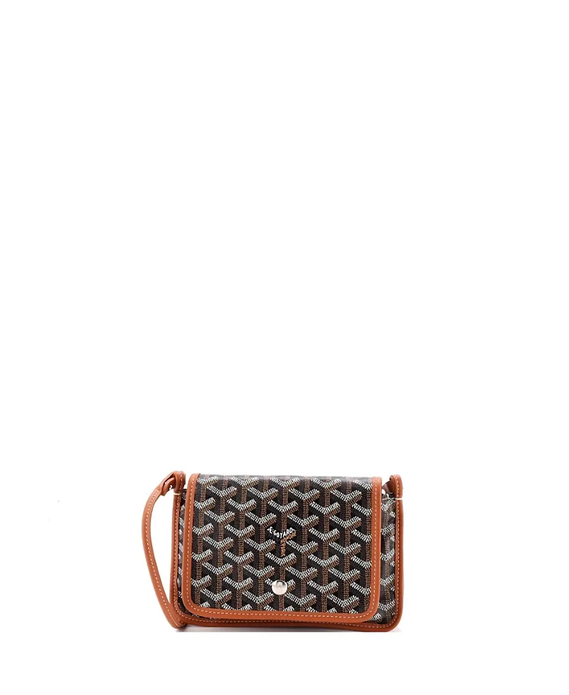 Pre-Owned Goyard Plumet Clutch Wallet Coated Canvas