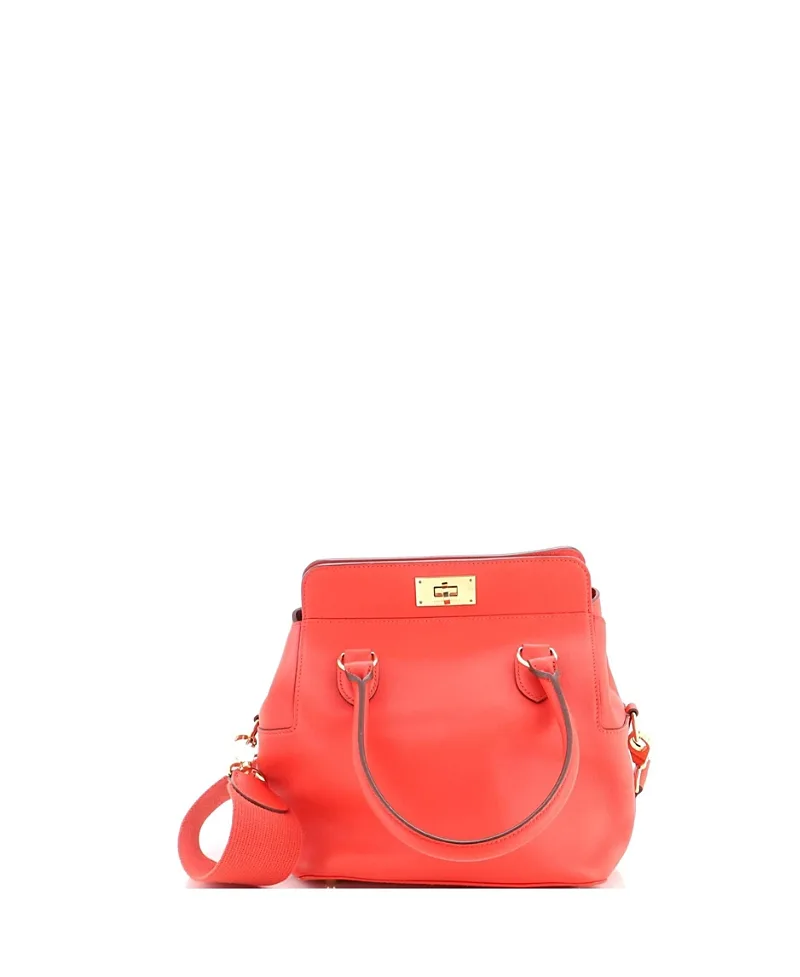 Pre-Owned Toolbox Leather Convertible Bag by Hermes