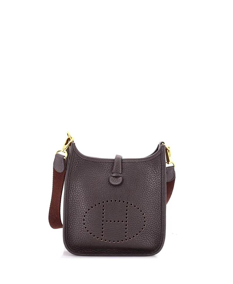 Pre-Owned Evelyne Clemence Leather Crossbody by Hermes