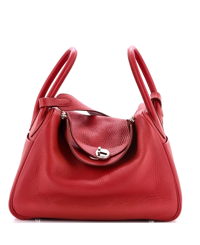 Pre-Owned Lindy 30 Leather Shoulder Bag by Hermes