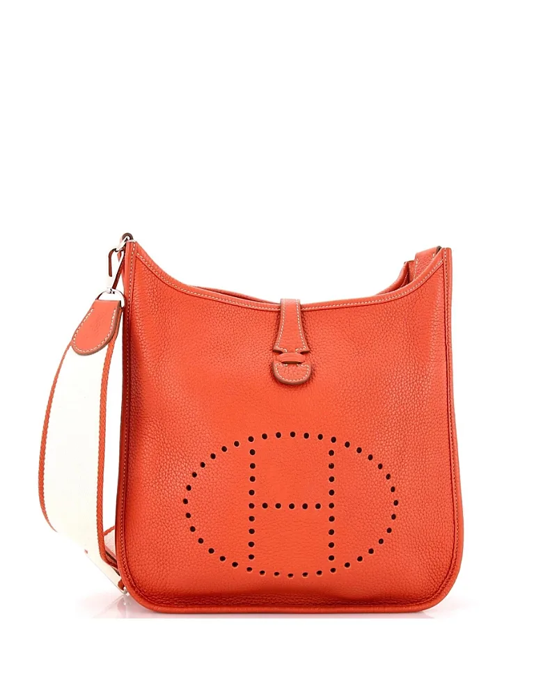 Pre-Owned Evelyne Iii Pm Leather Crossbody by Hermes