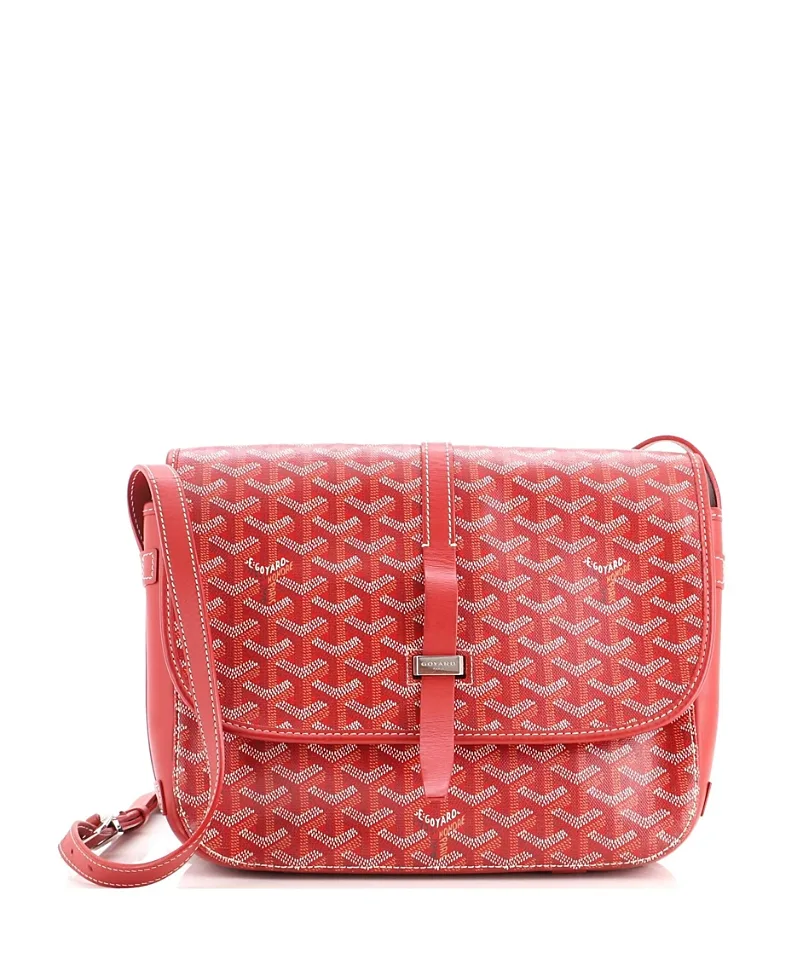 Pre-Owned mm Belvedere Ii Messenger Bag Coated Canvas by Pre-owned Goyard