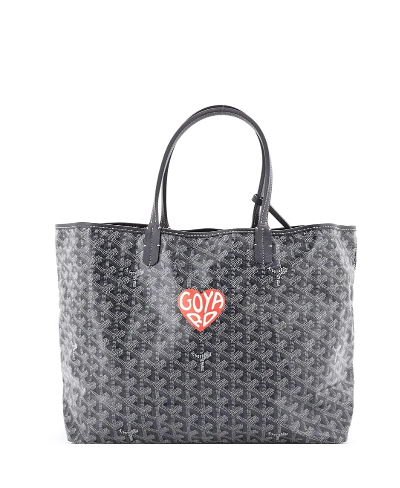 Pre-Owned Pm Saint Louis Tote Printed Coated Canvas by Pre-owned Goyard