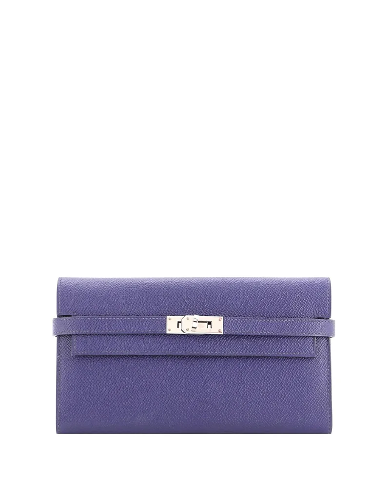 Pre-Owned Long Kelly Verso Epsom Leather Wallet