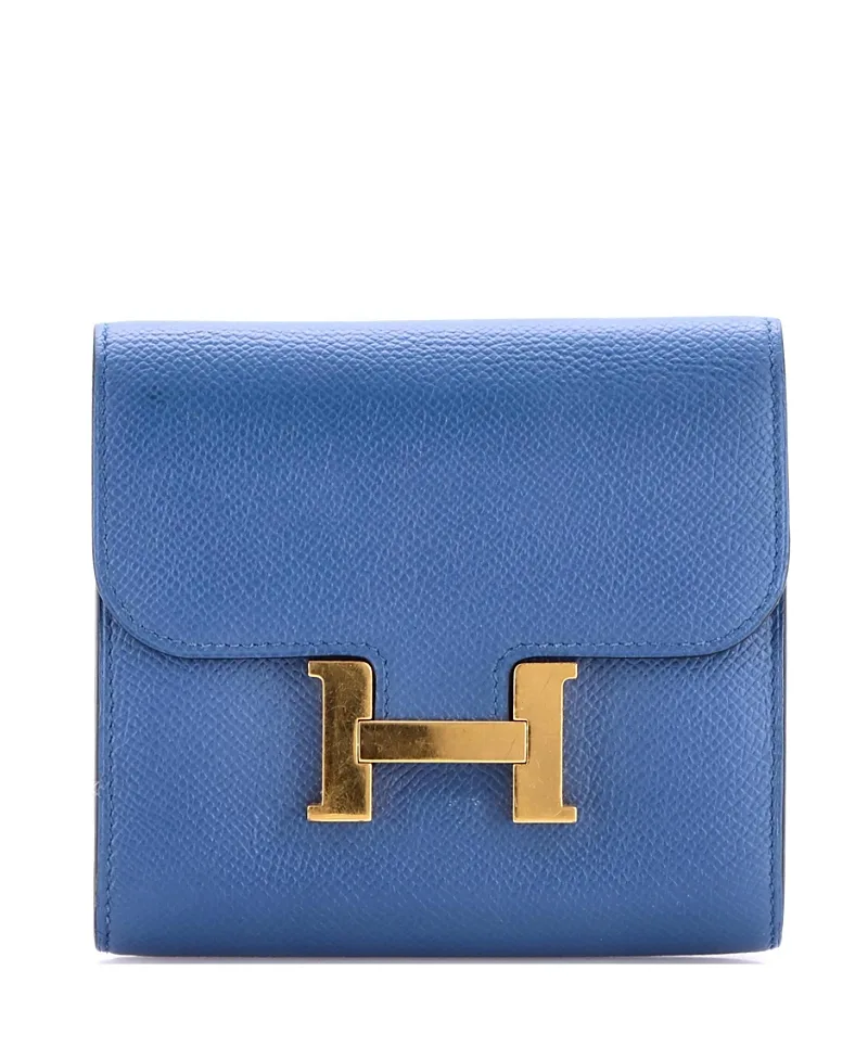 Pre-Owned Compact Constance Wallet Epsom by Hermes