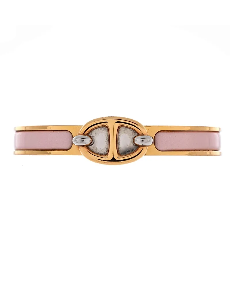 Pre-Owned Mini Clic Chaine dAncre Bracelet Metal and Enamel by Hermes